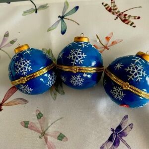 Christmas ornament trinket box